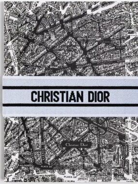 Dior Black Plan De Paris Notebook Set